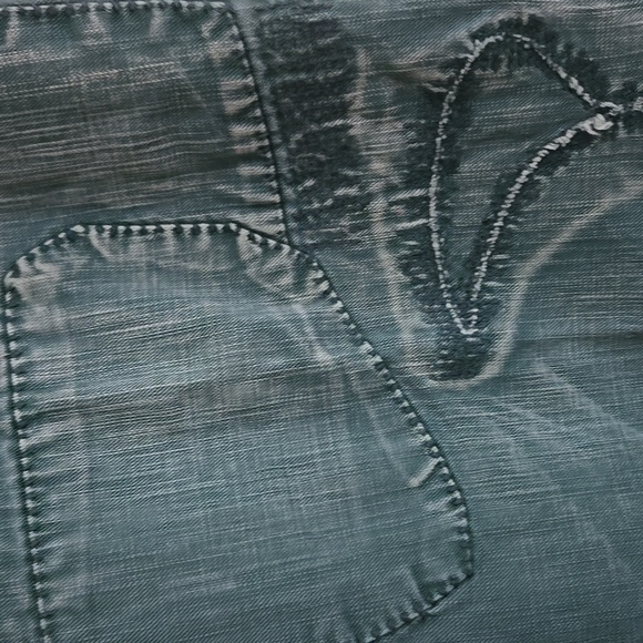 POLO Sportsman Military Green Distress 1967 Patchwork Cargo Jeans NWT - Picture 6 of 16